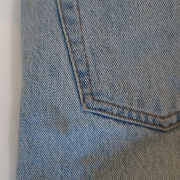 Womens Alexander Wang Blue (Item-79) Cult Straight Leg High-Rise Denim Jeans 25 - Picture 6 of 14